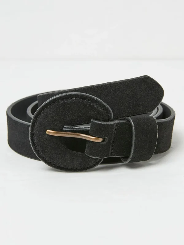 Western Black Buckle Belt