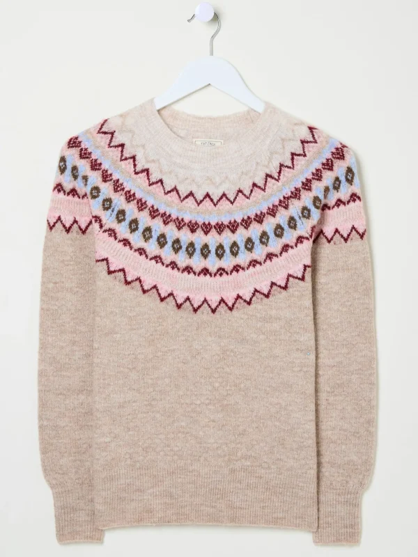 Wild Natural Fairisle Yoke Jumper