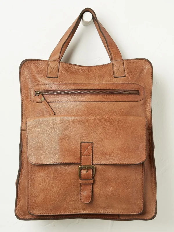 Windsor Brown Leather Rucksack